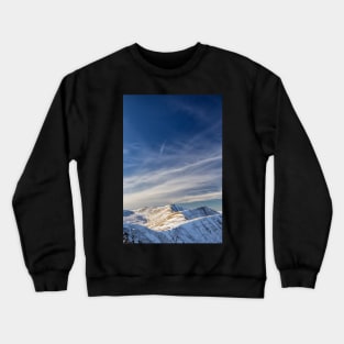 Corn Du, Pen y Fan and Cribyn in Winter Crewneck Sweatshirt